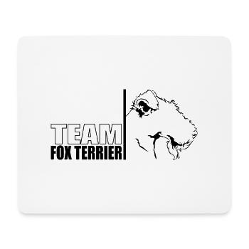 TEAM Fox Terrier Hunde Hund Wilsigns - Mousepad (Querformat) - Weiß - Vorne