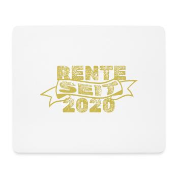 Rente 2020 - Tapis de souris (format paysage) - blanc - Devant