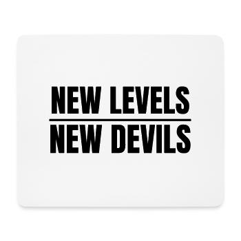 Nouveaux niveaux, nouveaux diables - Tapis de souris (format paysage) - blanc - Devant