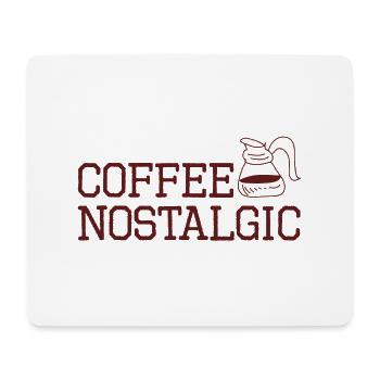 Coffee lover nostalgisch - Mousepad (Querformat) - Weiß - Vorne