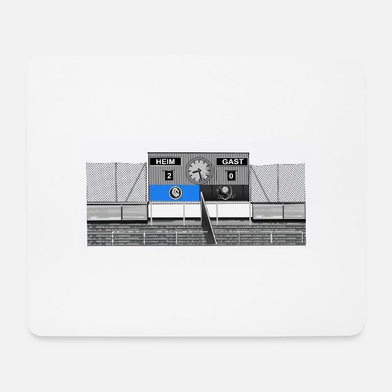 Giesing // Illustration - Mousepad (Querformat) - Weiß