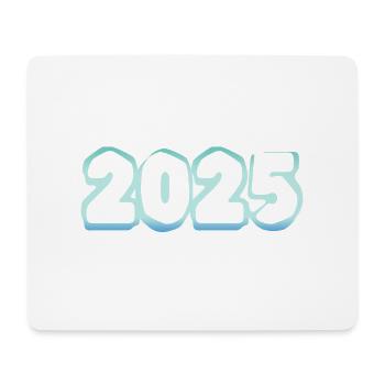 2025 - Tapis de souris (format paysage) - blanc - Devant