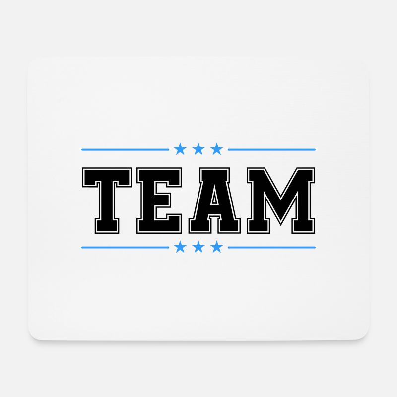 team 02 - Mousepad (Querformat) - Weiß