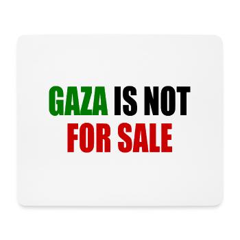 gaza is not for sale - Mouse Pad (horizontal) - white - Front