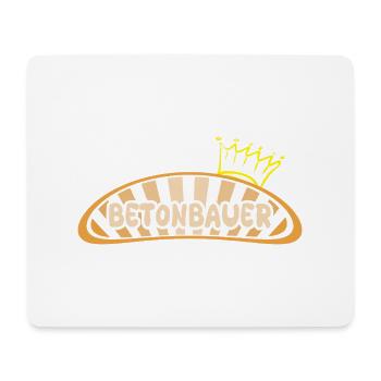 Gift for concrete worker - Mouse Pad (horizontal) - white - Front