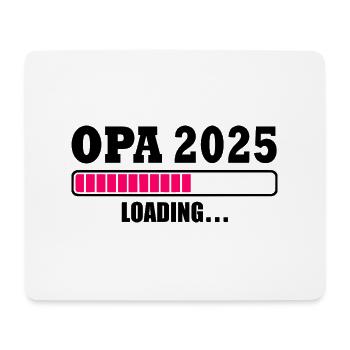 Opa 2025 - Mousepad (Querformat) - Weiß - Vorne