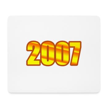 2007 - Mouse Pad (horizontal) - white - Front