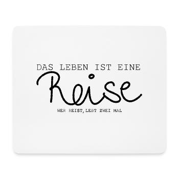 Voyager - Dire - Tapis de souris (format paysage) - blanc - Devant