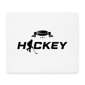 hockey - Mousepad (Querformat) - Weiß - Vorne