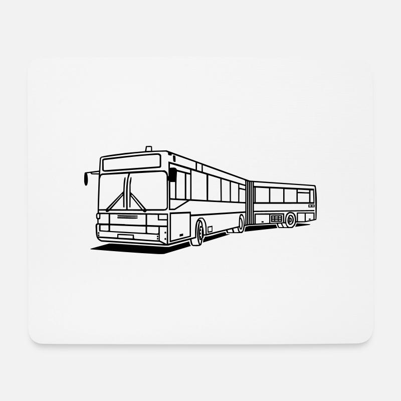 O 405 G Gelenkbus - Mousepad (Querformat) - Weiß