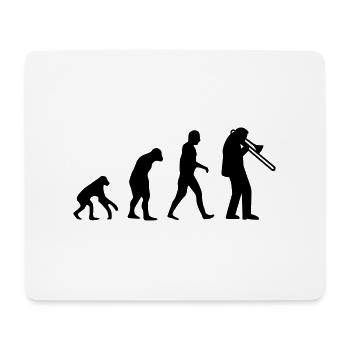 Trombone - Mouse Pad (horizontal) - white - Front