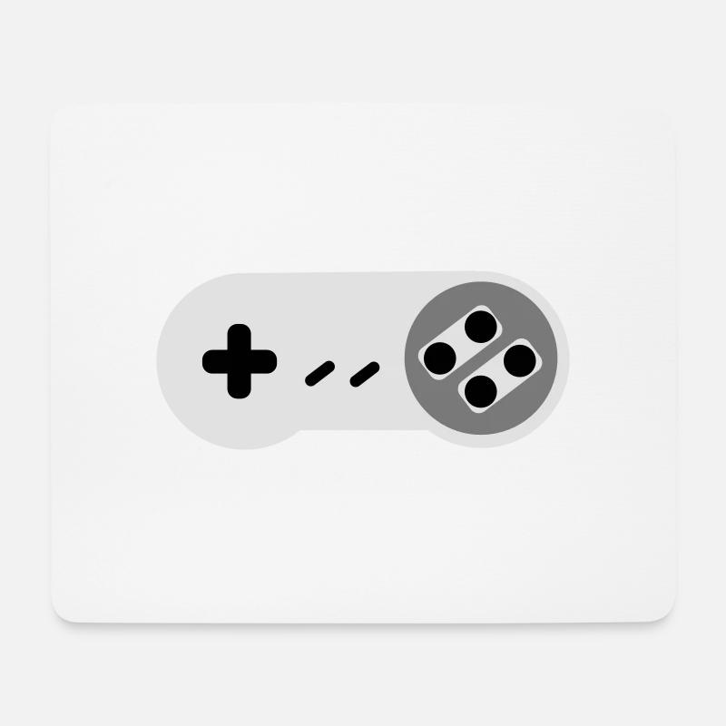 Super NES Controller - Mouse Pad (horizontal) - white