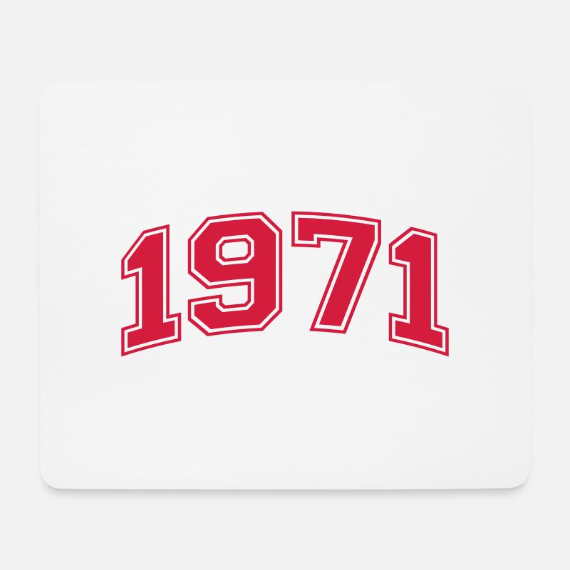 1971 - Mouse Pad (horizontal) - white