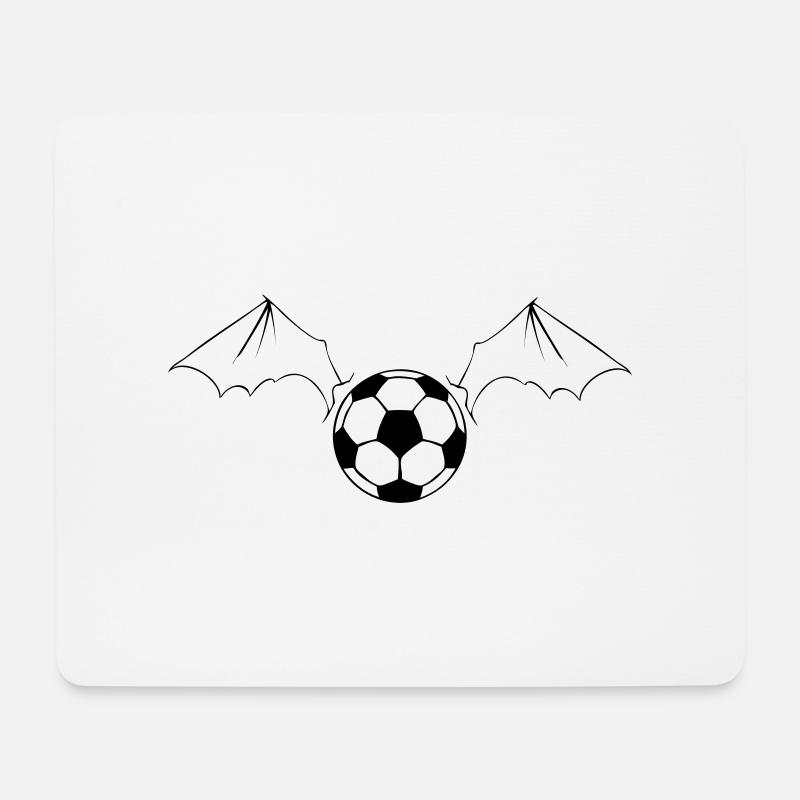 ball_bat_wings_1_color2 - Mouse Pad (horizontal) - white