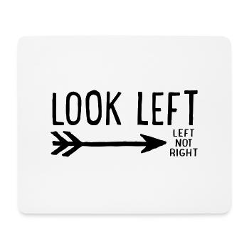 lustig - Mousepad (Querformat) - Weiß - Vorne