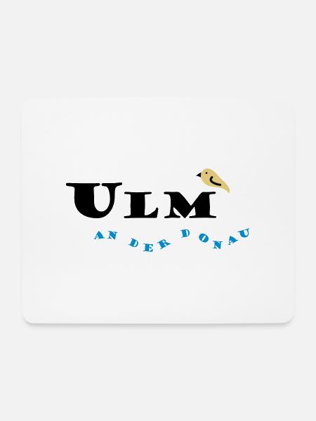 Ulm - Mousepad (Querformat) - Weiß