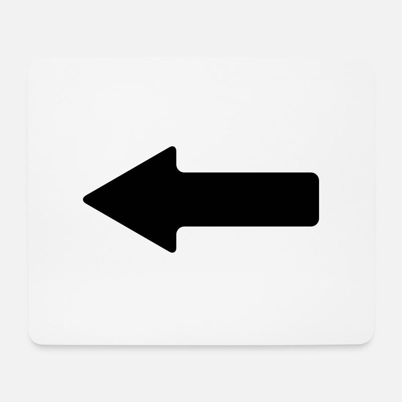 arrow - Tapis de souris (format paysage) - blanc