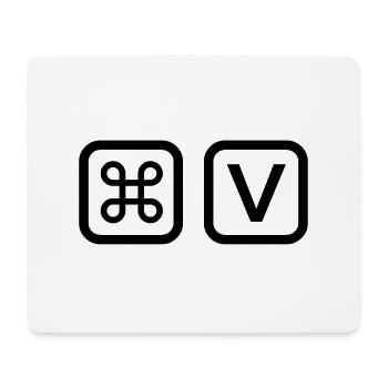 Paste - Vater Sohn Shirt - Mousepad (Querformat) - Weiß - Vorne