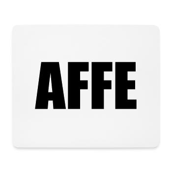 AFFE - Mousepad (Querformat) - Weiß - Vorne