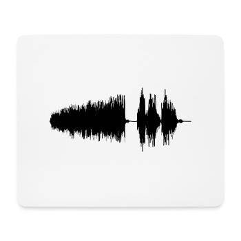 Waveform - Mouse Pad (horizontal) - white - Front