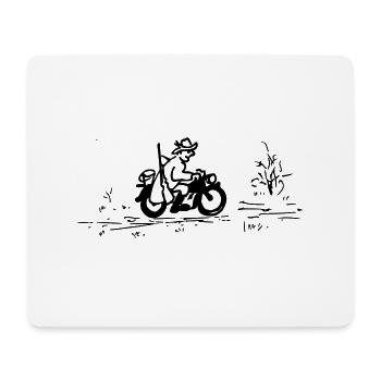 Hunters on tour - Mouse Pad (horizontal) - white - Front