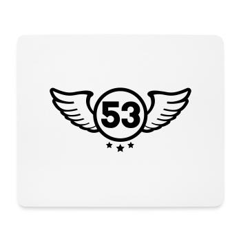 shield_53__f1 - Mouse Pad (horizontal) - white - Front