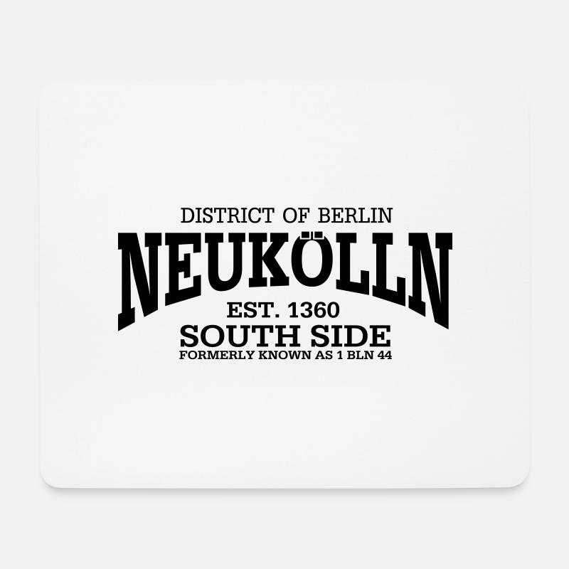 Neukölln Berlin - Mousepad (Querformat) - Weiß