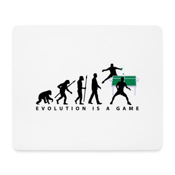 evolution_tischtennisspieler_102012_a_3c - Tapis de souris (format paysage) - blanc - Devant