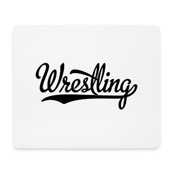 Ringen - Mousepad (Querformat) - Weiß - Vorne