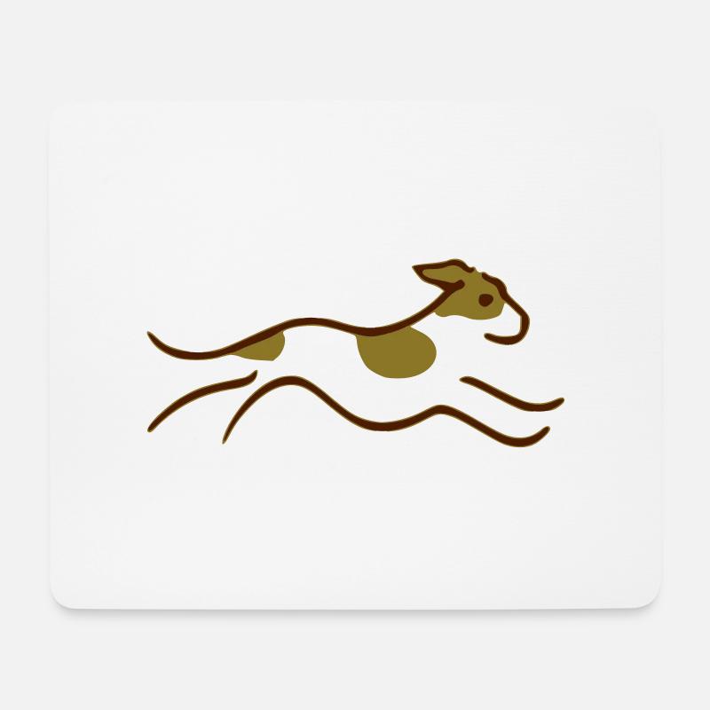 Kromfohrländer - Mousepad (Querformat) - Weiß