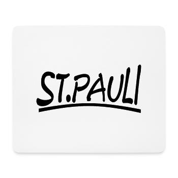st pauli hamburg saying shirt gift idea style - Mouse Pad (horizontal) - white - Front