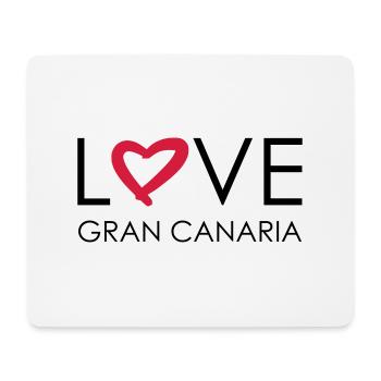 love cran canaria - Mouse Pad (horizontal) - white - Front