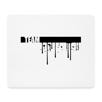 graffiti tropfen linie streifen team crew freunde - Mousepad (Querformat) - Weiß - Vorne
