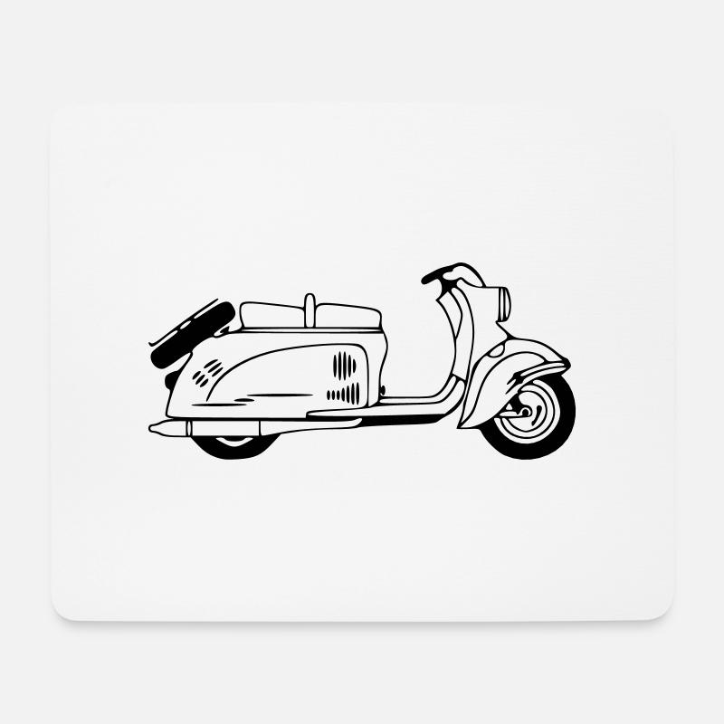 IWL Berliner Roller SR59 - Mousepad (Querformat) - Weiß