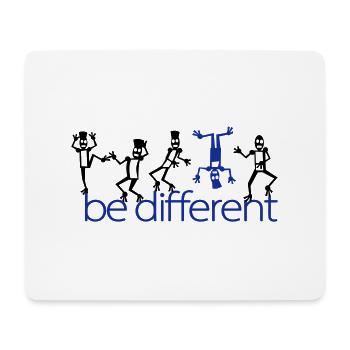 be different (2c) - Mousepad (Querformat) - Weiß - Vorne