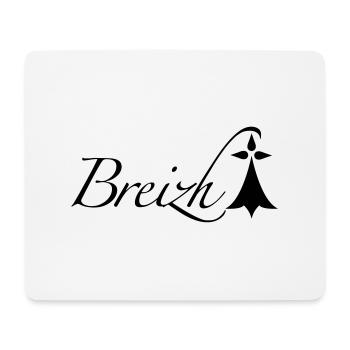Breizh Bretagne - Tapis de souris (format paysage) - blanc - Devant