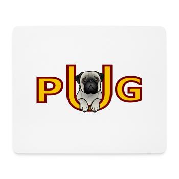 PUG - pug - Mouse Pad (horizontal) - white - Front