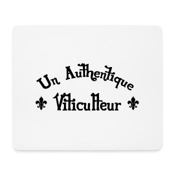 Viticulteur / Vin / Alcool / Vigneron / Oenologie - Tapis de souris (format paysage) - blanc - Devant