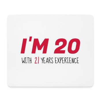 41 - Birthday - Anniversaire - Geburtstag - Humor - Mouse Pad (horizontal) - white - Front