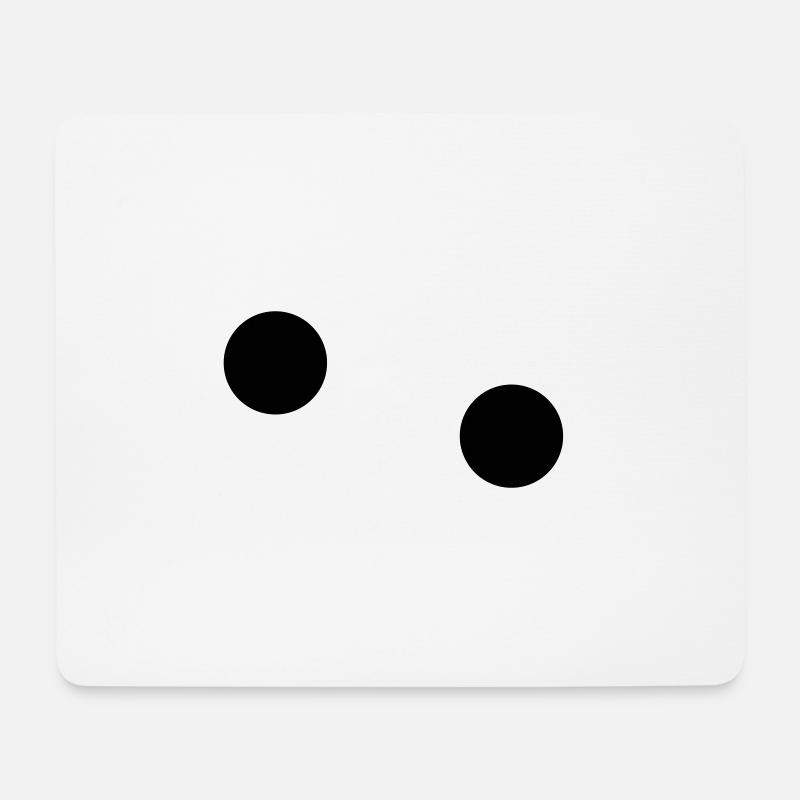 Augen - Mousepad (Querformat) - Weiß