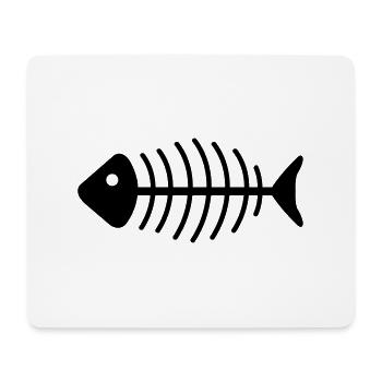 fischgrete - Mousepad (Querformat) - Weiß - Vorne