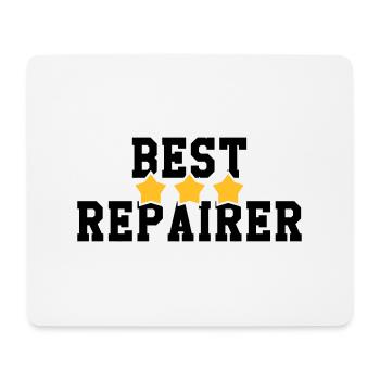 réparateur / réparation / réparer / bricolage - Tapis de souris (format paysage) - blanc - Devant