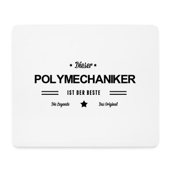 Bester Polymechaniker - Mousepad (Querformat) - Weiß - Vorne