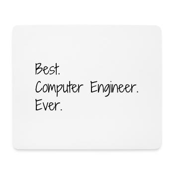 Computer / Informatiker / Aussenseiter / Ingenieur - Mousepad (Querformat) - Weiß - Vorne
