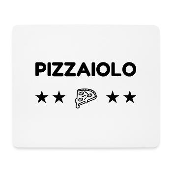 pizza / pizzaiolo / chef / italie / pizzaiola - Tapis de souris (format paysage) - blanc - Devant