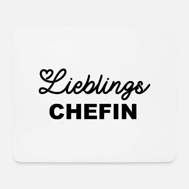 Lieblings Chefin - Mousepad (Querformat) - Weiß