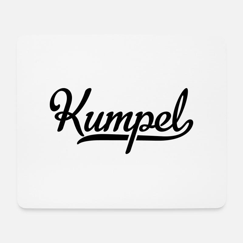 Kumpel - Mousepad (Querformat) - Weiß