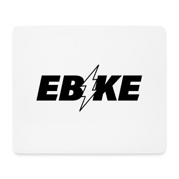 E BIKE - Tapis de souris (format paysage) - blanc - Devant