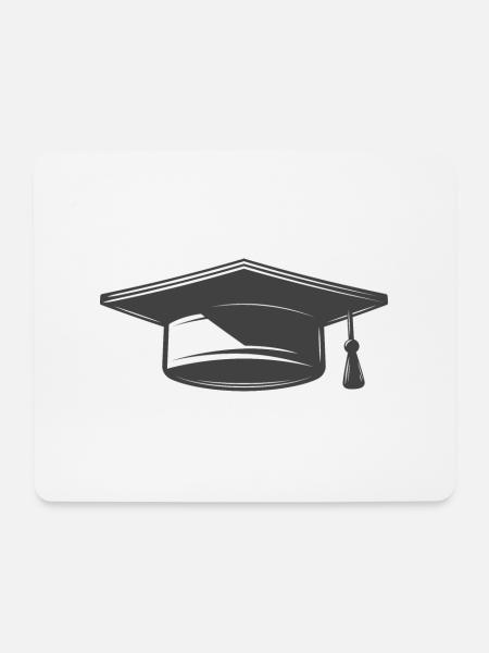 High School Abschluss - Mousepad (Querformat) - Weiß