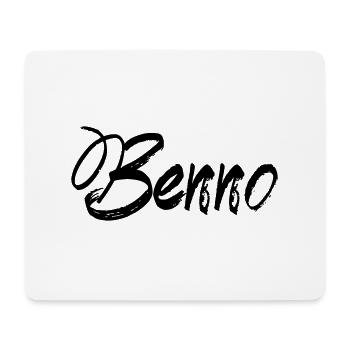 Benno - Mousepad (Querformat) - Weiß - Vorne